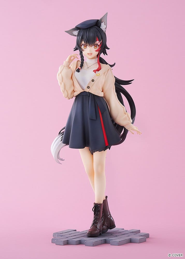 Hololive Production G.S. Collection PVC Figure 1/7 Ookami Mio Date Style - Street Outfit Ver. 24 cm