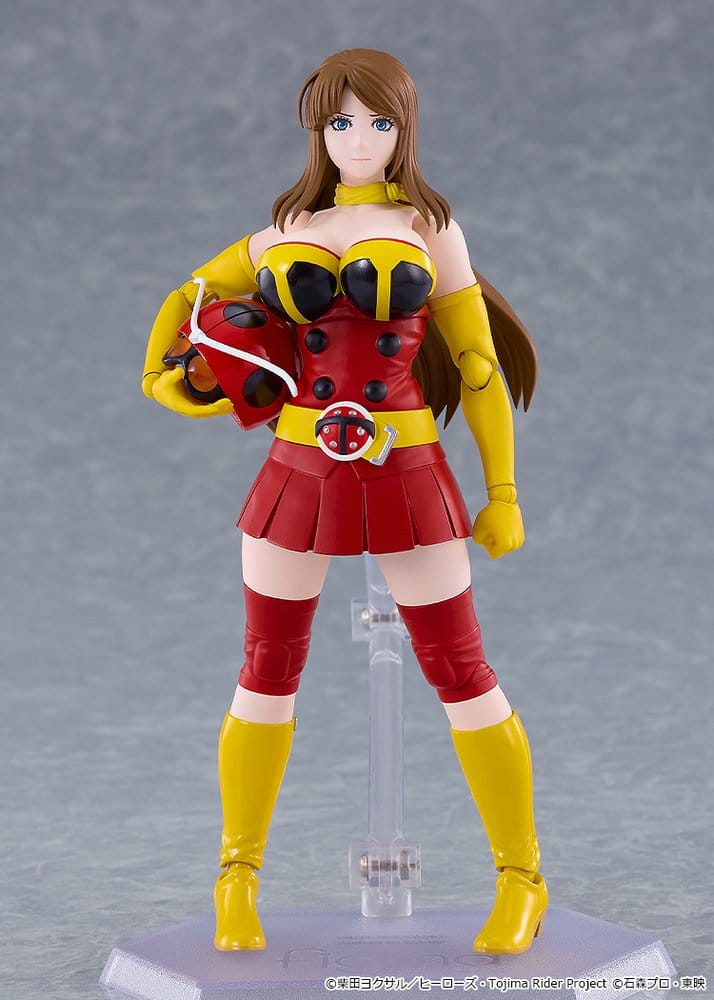 Tojima Wants to Be a Kamen Rider Figma Action Figure Yuriko Okada (Electro-Wave Human Tackle Ver.) 14 cm