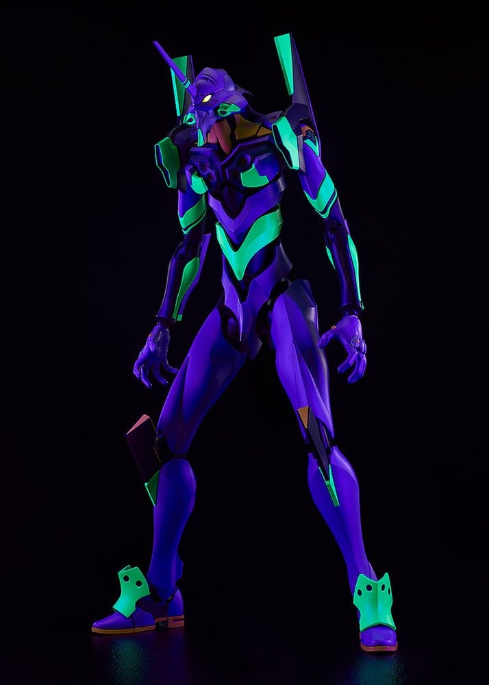 Rebuild of Evangelion Moderoid Plastic Model Kit DX-SCALE Evangelion Test Type-01 Luminous Set Edition 26 cm