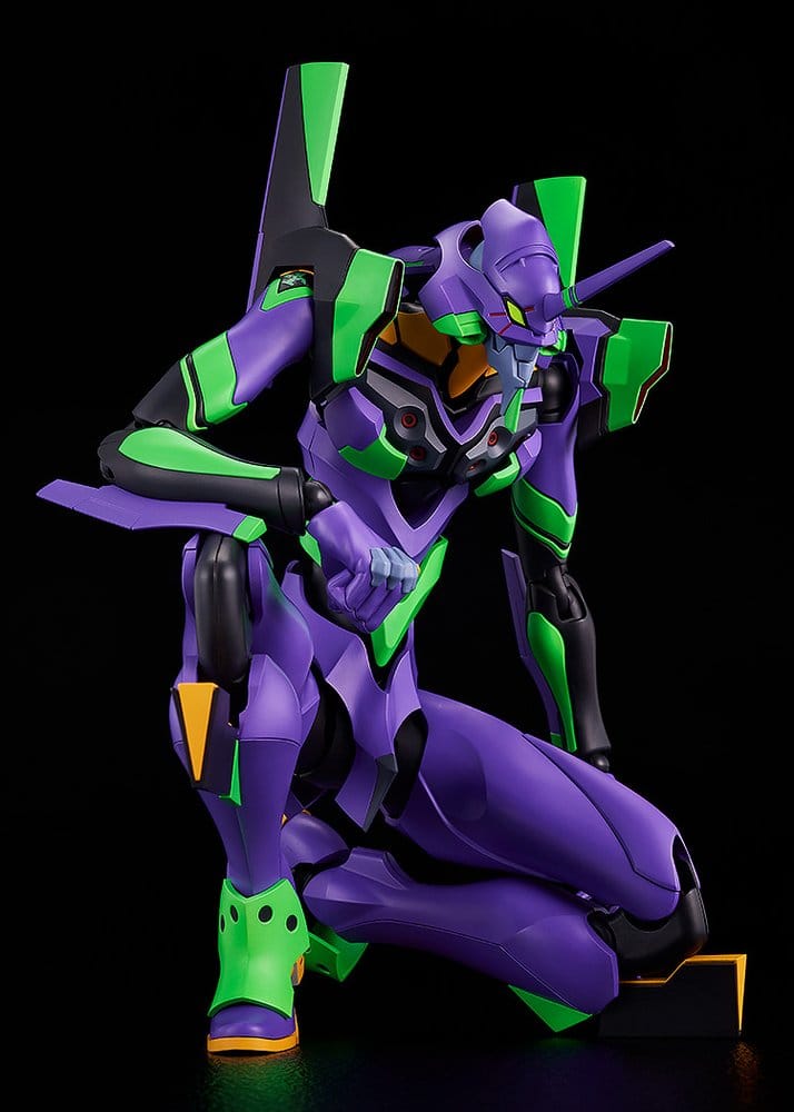 Rebuild of Evangelion Moderoid Plastic Model Kit DX-SCALE Evangelion Test Type-01 Luminous Set Edition 26 cm