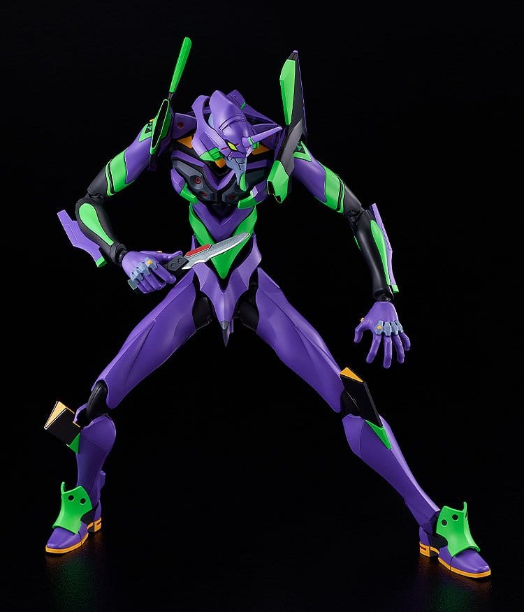 Rebuild of Evangelion Moderoid Plastic Model Kit DX-SCALE Evangelion Test Type-01 Luminous Set Edition 26 cm