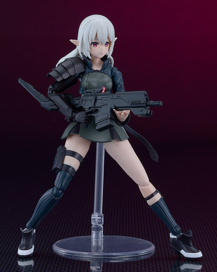 Dolls Nest Plamatea Plastic Model Kit Armored Soldier of Unknown Affiliation 17 cm