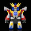 The Brave Fighter of Legend Da-Garn Brickroid Action Figure Da-Garn X 5 cm
