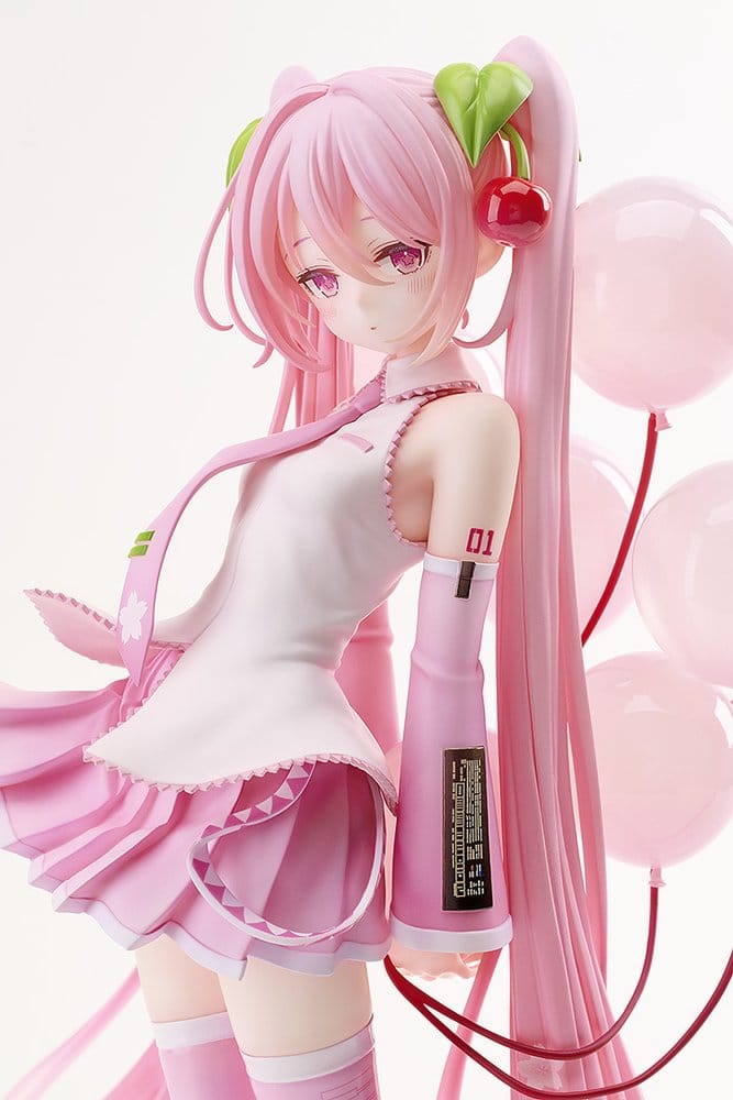 Character Vocal Series 01: Hatsune Miku G.S. Collection [SC] PVC Figure 1/7 Sakura Miku: GSC Illustration Contest Ver. 26 cm