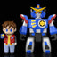 The Brave Fighter of Legend Da-Garn Brickroid Action Figures 2-Pack Da-Garn & Seiji Takasugi Set