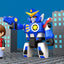 The Brave Fighter of Legend Da-Garn Brickroid Action Figures 2-Pack Da-Garn & Seiji Takasugi Set
