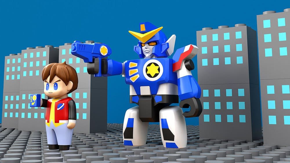 The Brave Fighter of Legend Da-Garn Brickroid Action Figures 2-Pack Da-Garn & Seiji Takasugi Set