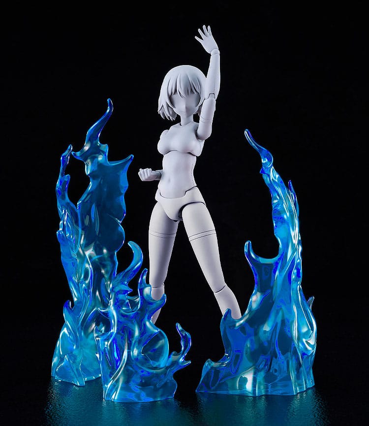 The Simple Effect Parts for Figures Flames: Blue