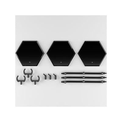 The Simple Stand Mini Nendoroid More for Mini Figures &amp; Models Black Hex Type 3-Pack