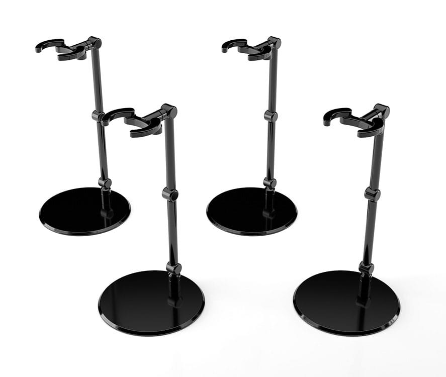 The Simple Stand Mini Nendoroid More for Mini Figures &amp; Models mini Black 4er-Pack