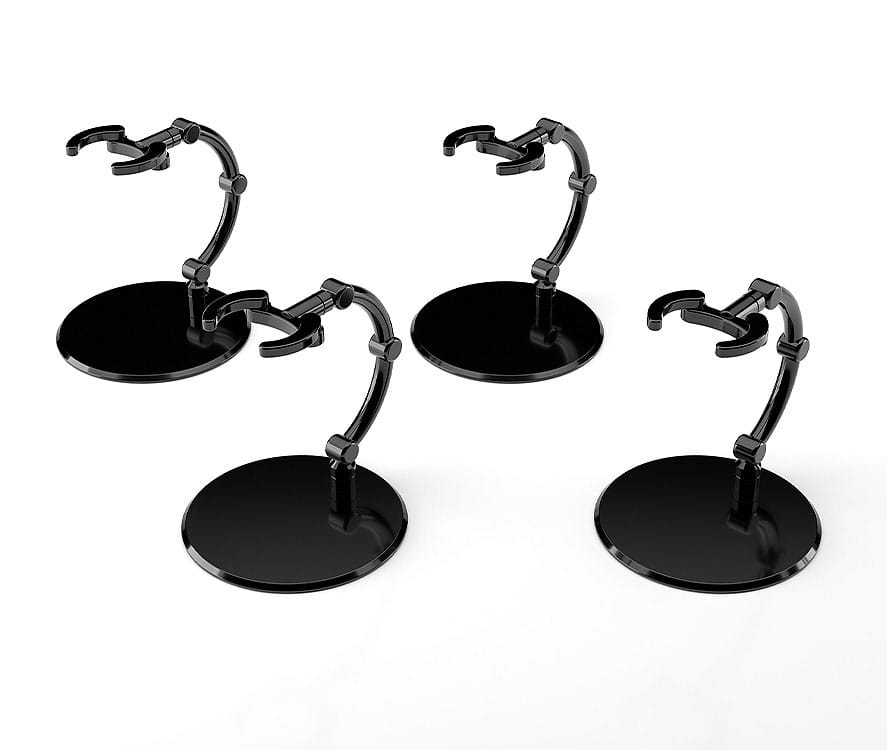 The Simple Stand Mini Nendoroid More for Mini Figures &amp; Models mini Black 4er-Pack