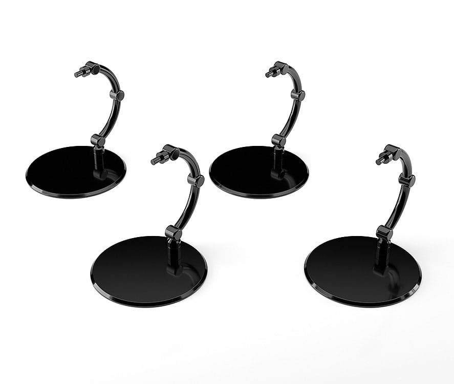 The Simple Stand Mini Nendoroid More for Mini Figures &amp; Models mini Black 4er-Pack