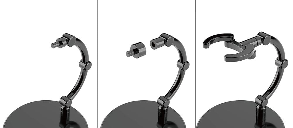 The Simple Stand Mini Nendoroid More for Mini Figures &amp; Models mini Black 4er-Pack