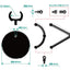 The Simple Stand Mini Nendoroid More for Mini Figures &amp; Models mini Black 4er-Pack