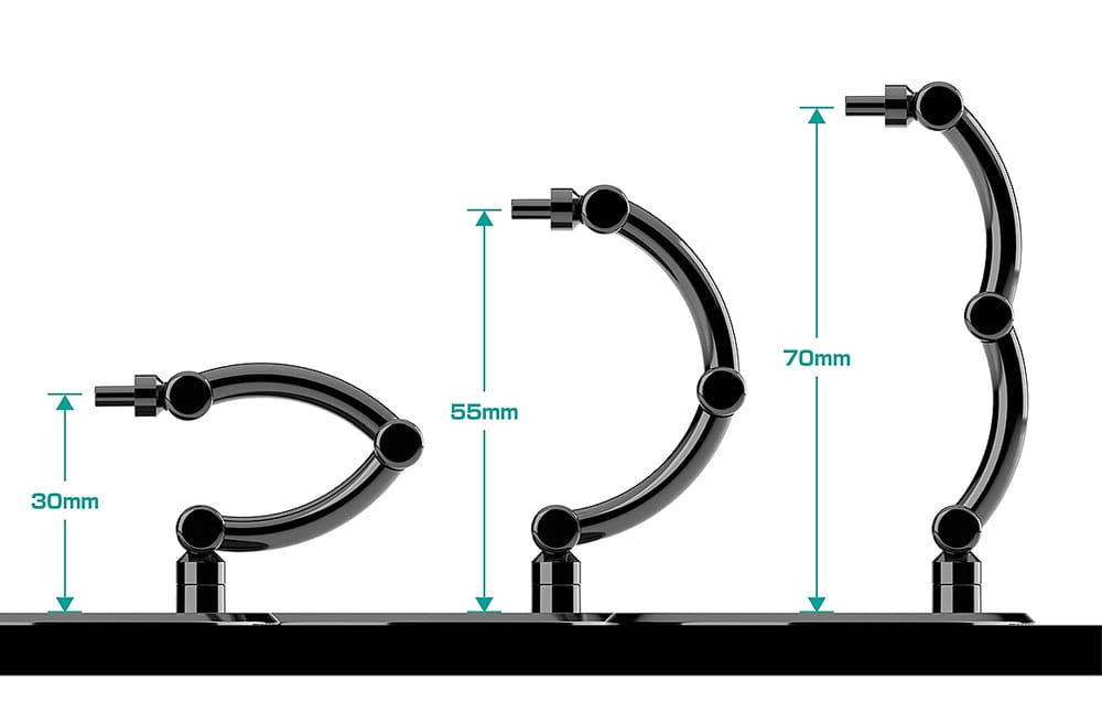 The Simple Stand Mini Nendoroid More for Mini Figures &amp; Models mini Black 4er-Pack