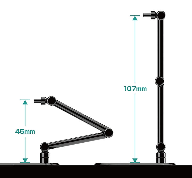 The Simple Stand Mini Nendoroid More for Mini Figures &amp; Models mini Black 4er-Pack