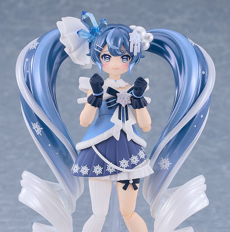 Character Vocal Series 01: Hatsune Miku Figma Action Figure Snow Miku: Crystal Snow Ver. 13 cm
