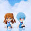 Rebuild of Evangelion Rubber Mascot Nendroid Plus Mini Figure Rei Ayanami 8 cm