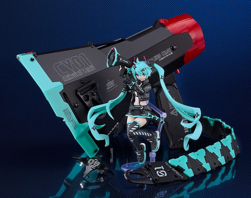 Character Vocal Series 01: Hatsune Miku Plamatea Plastic Model Kit Hatsune Miku: Chuocho Tactical Craft Ver. 15 cm - Damaged packaging