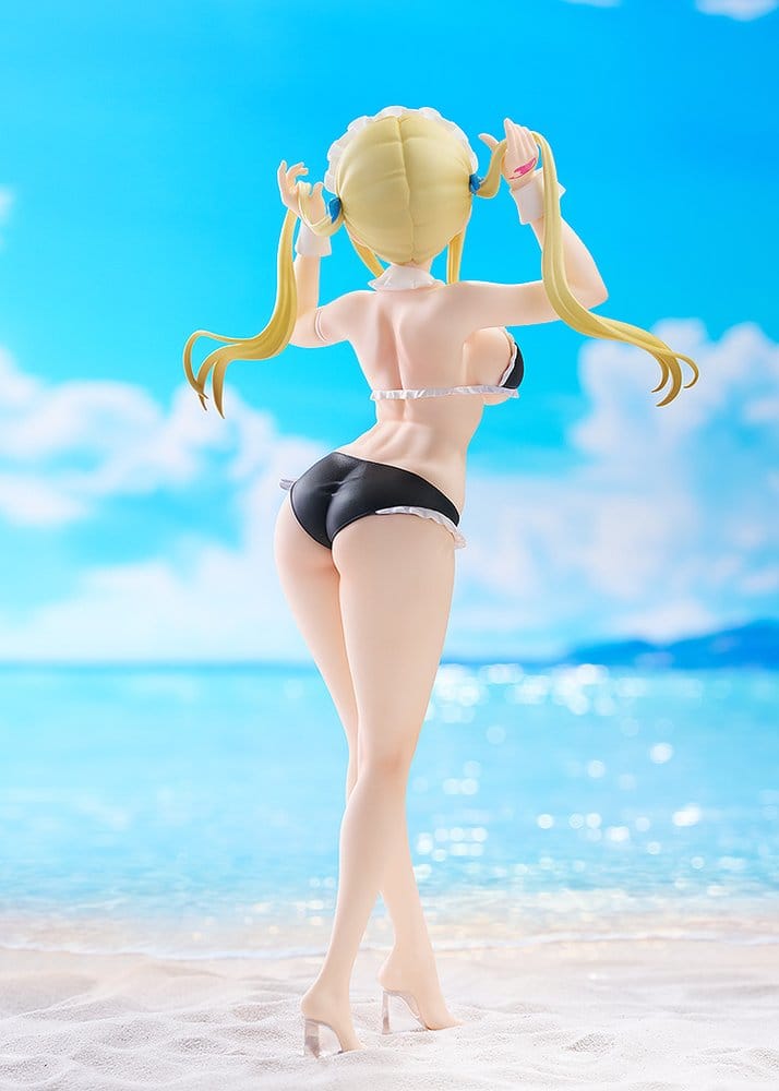 Fairy Tail 100 Years Quest Beach Queens Pop Up Parade PVC Statue Lucy Heartfilia: Virgo Form Swimsuit Ver. L Size 23 cm