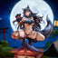 Azur Lane PVC Statue 1/7 Atago: Full Moon's Feral Wolf Ver. 24 cm
