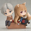 Spice and Wolf: Merchant Meets the Wise Wolf Mini Memory Mini Figure Lawrence & Holo 8 cm