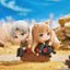 Spice and Wolf: Merchant Meets the Wise Wolf Mini Memory Mini Figure Lawrence & Holo 8 cm