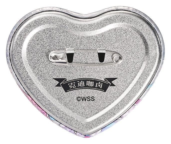 Needy Streamer Overload Needy Streamer Chinese Restaurant Series Heart-Shaped Pinback Button Ame