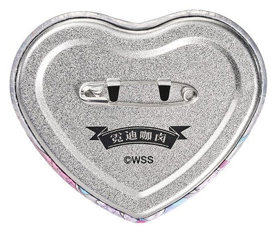 Needy Streamer Overload Needy Streamer Chinese Restaurant Series Heart-Shaped Pinback Button Ame