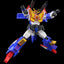 The Brave Fighter of Sun Fighbird Action Figure The Gattai Fighbird 25 cm