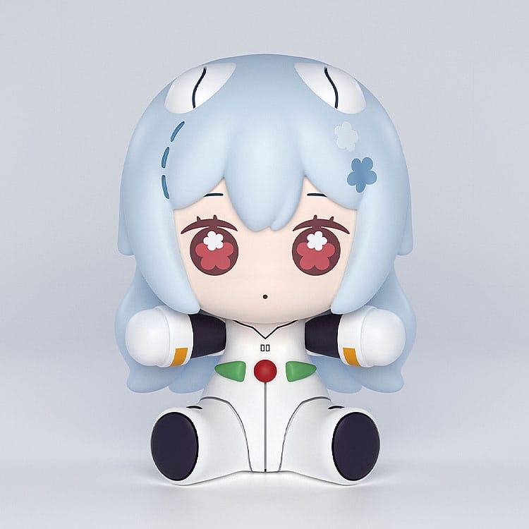 Neon Genesis Evangelion: Rebuild of Evangelion Huggy Good Smile Chibi Figure Rei Ayanami: Long Hair Ver. 7 cm