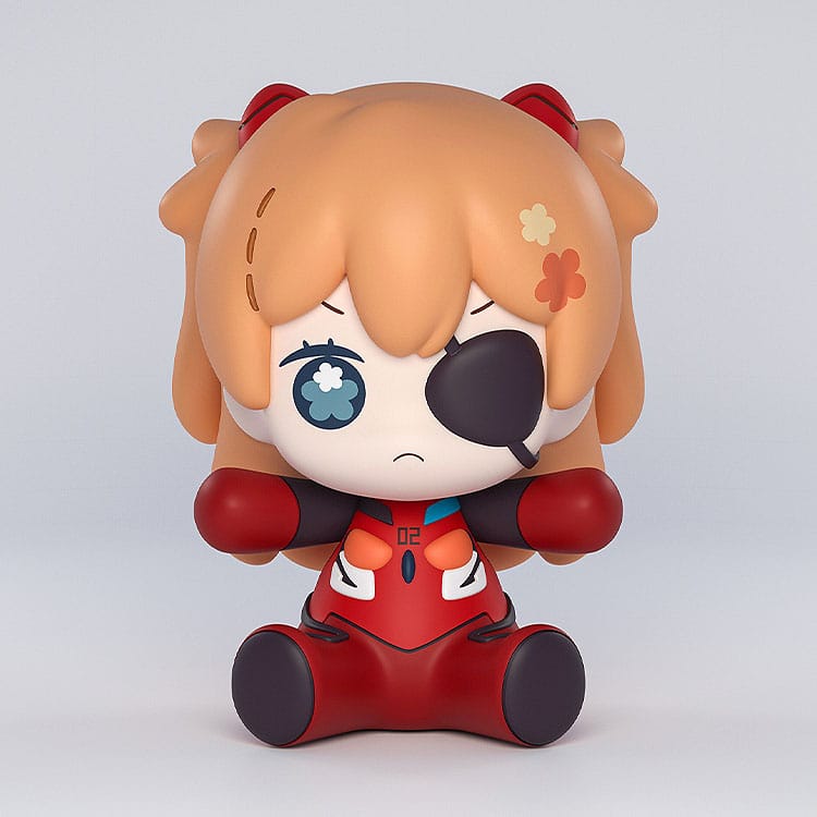 Neon Genesis Evangelion: Rebuild of Evangelion Huggy Good Smile Chibi Figure Asuka Shikinami Langley: Eye Patch Ver. 7 cm