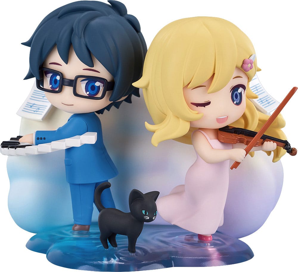 Your Lie in April Qset Mini-Figure 2-Pack Kaori Miyazono & Kosei Arima 9 cm