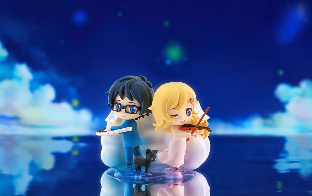 Your Lie in April Qset Mini-Figure 2-Pack Kaori Miyazono & Kosei Arima 9 cm