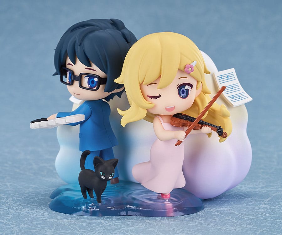 Your Lie in April Qset Mini-Figure 2-Pack Kaori Miyazono & Kosei Arima 9 cm