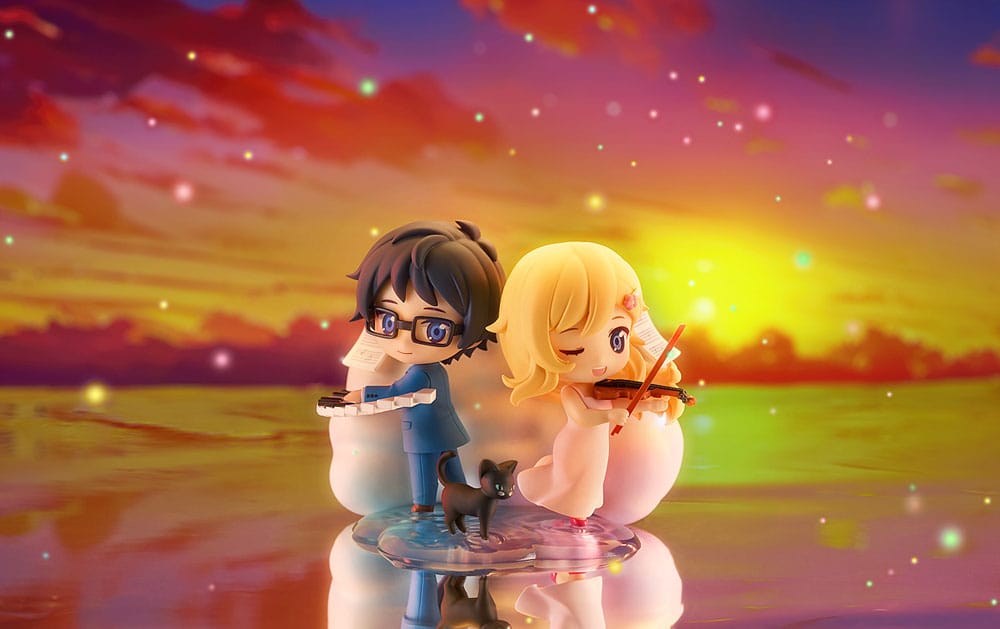 Your Lie in April Qset Mini-Figure 2-Pack Kaori Miyazono & Kosei Arima 9 cm