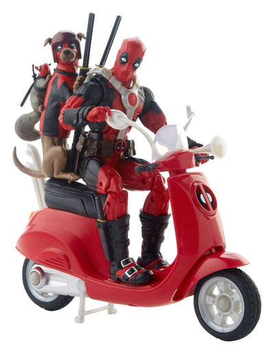 Deadpool Corps Marvel Legends Vehicle with Figure Deadpool with Scooter 15 cm