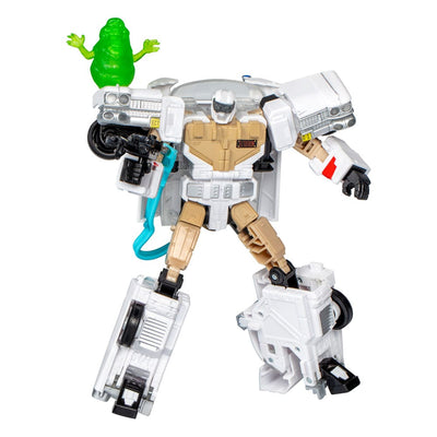 Transformers x Ghostbusters Action Figure Ectotron Ecto-1 18 cm