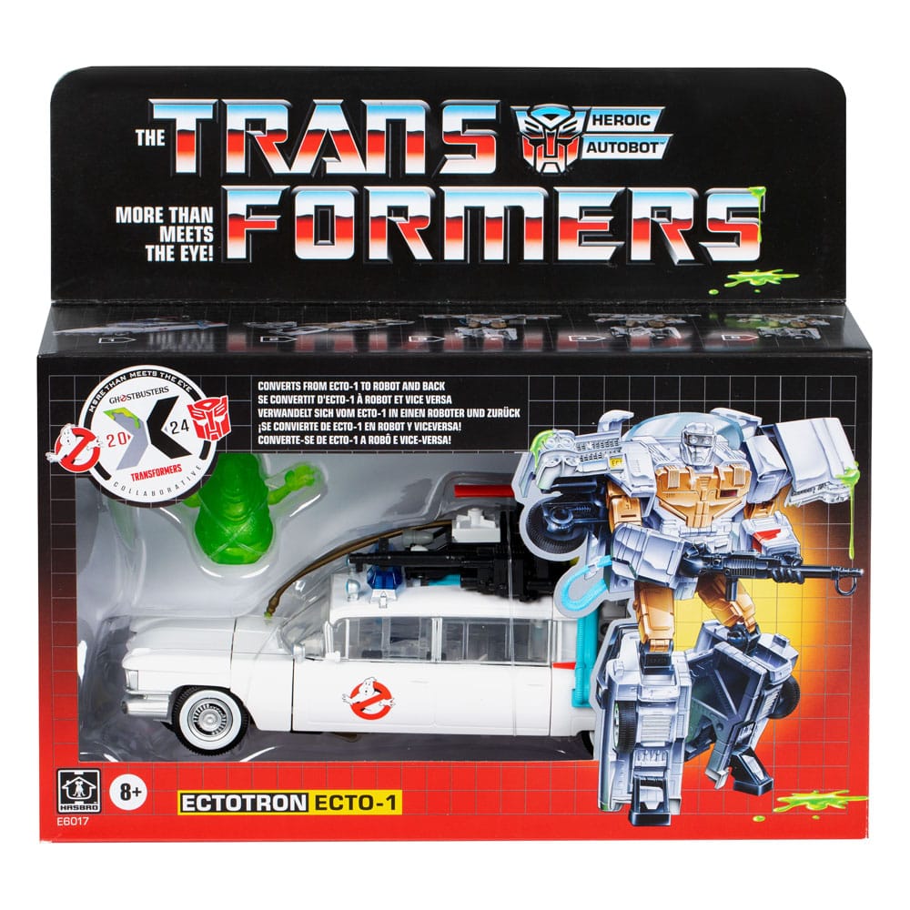 Transformers x Ghostbusters Action Figure Ectotron Ecto-1 18 cm