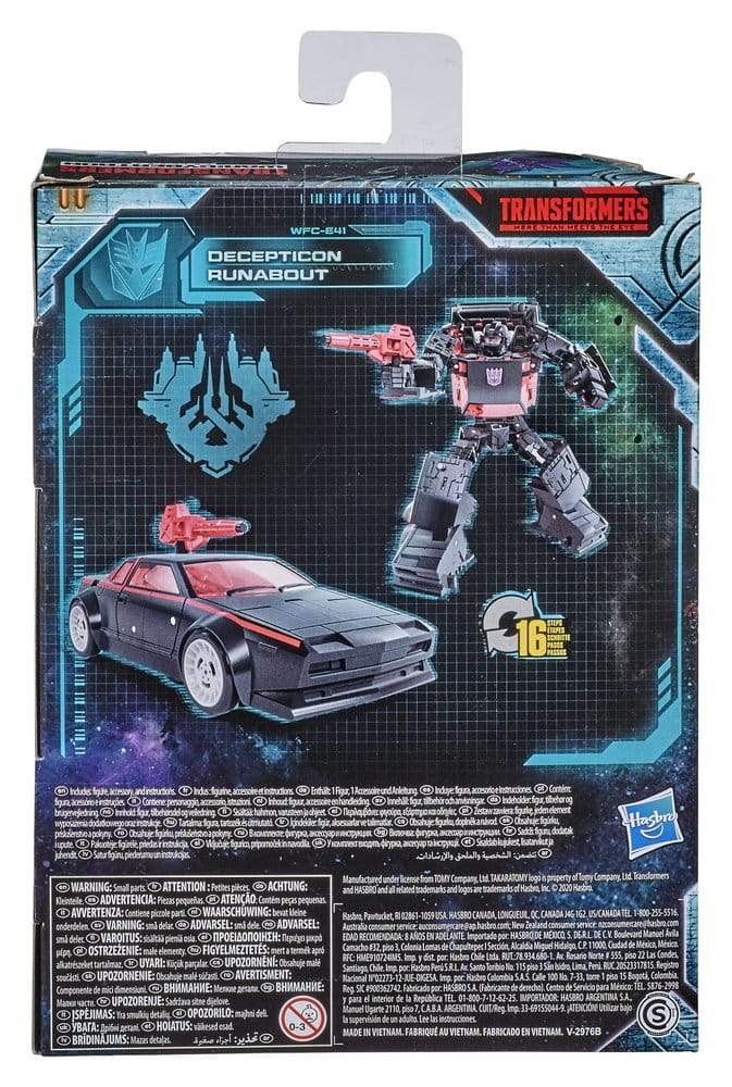 Transformers Generations War for Cybertron: Earthrise Deluxe Class Action Figure Decepticon Runabout WFC-E41 14 cm