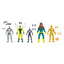 Spider-Man Marvel Legends Action Figure 5-Pack Spider-Man, Silvermane, Human Fly, Molten Man, Razorback 15 cm