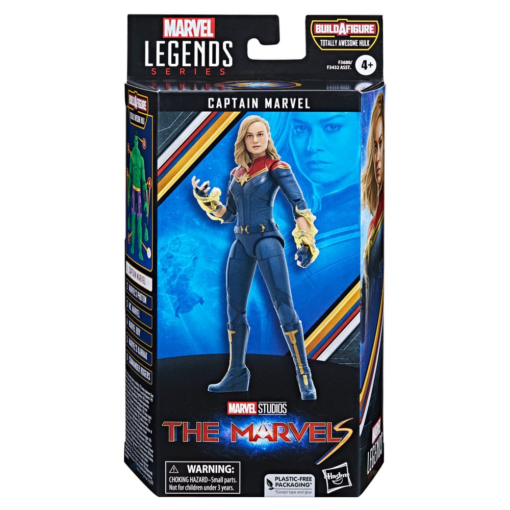 The Marvels Marvel Legends Action Figure Captain Marvel (BAF: Totally Awesome Hulk) 15 cm