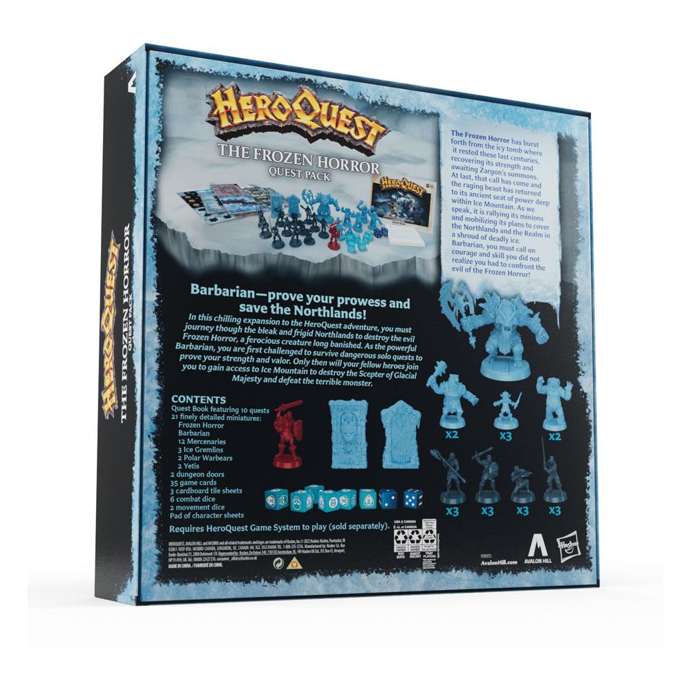 HeroQuest Board Game Expansion The Frozen Horror Quest Pack english