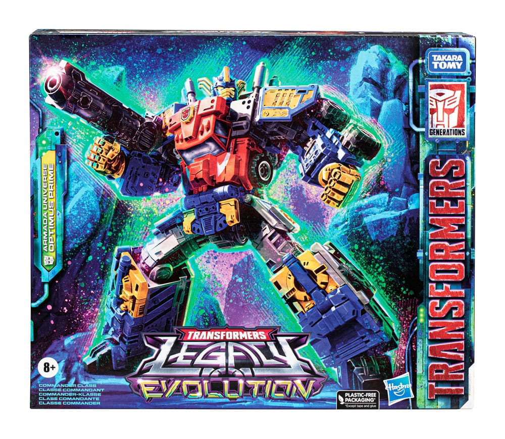 Transformers Generations Legacy Evolution Commander Class Action Figure Armada Universe Optimus Prime 19 cm - Damaged packaging
