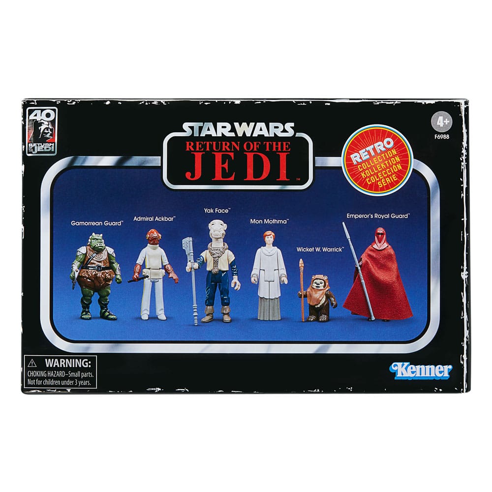 Star Wars Episode VI Retro Collection Action Figure 6-Pack 10 cm