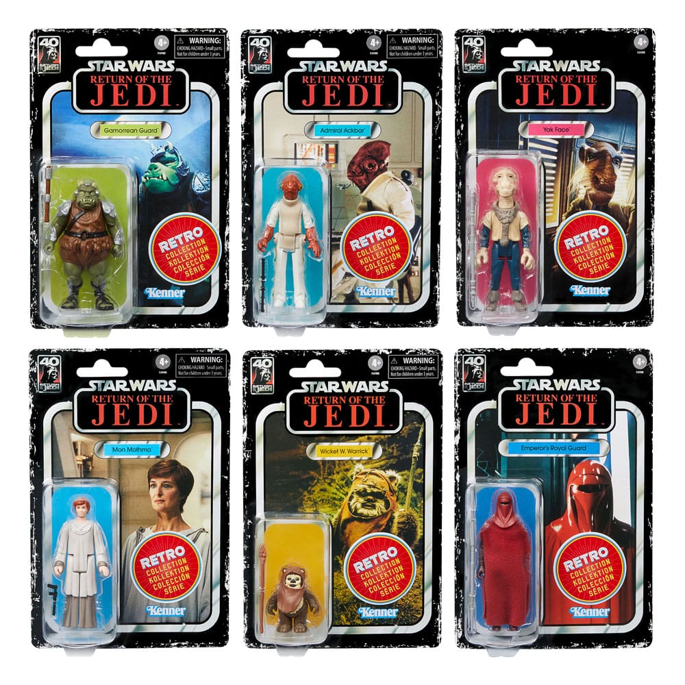 Star Wars Episode VI Retro Collection Action Figure 6-Pack 10 cm - Damaged packaging