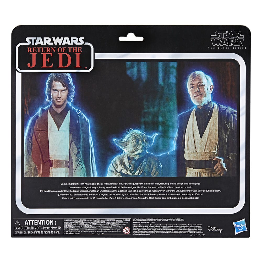 Star Wars Episode VI Black Series Action Figure 3-Pack Force Spirits 15 cm - Damaged packaging