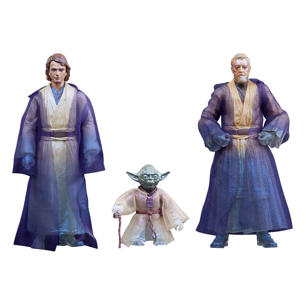 Star Wars Episode VI Black Series Action Figure 3-Pack Force Spirits 15 cm - Damaged packaging