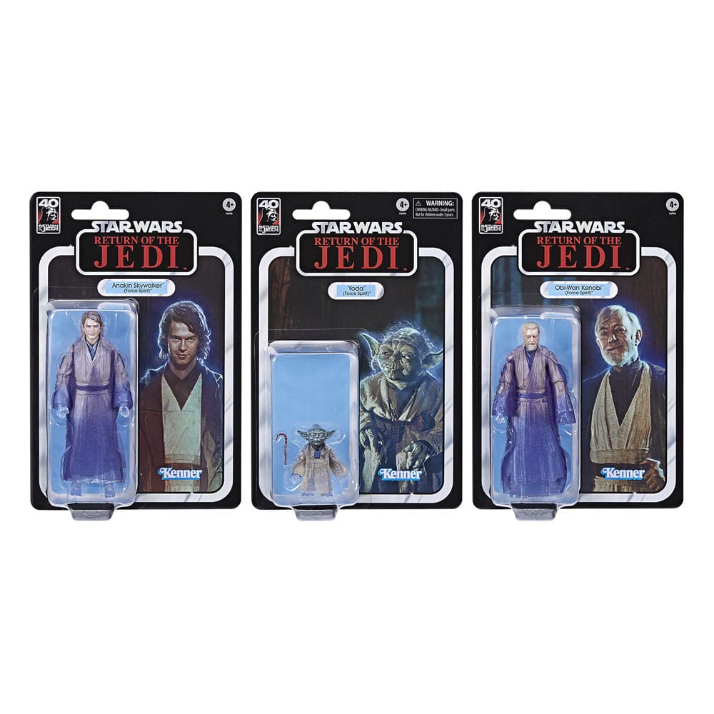 Star Wars Episode VI Black Series Action Figure 3-Pack Force Spirits 15 cm - Damaged packaging