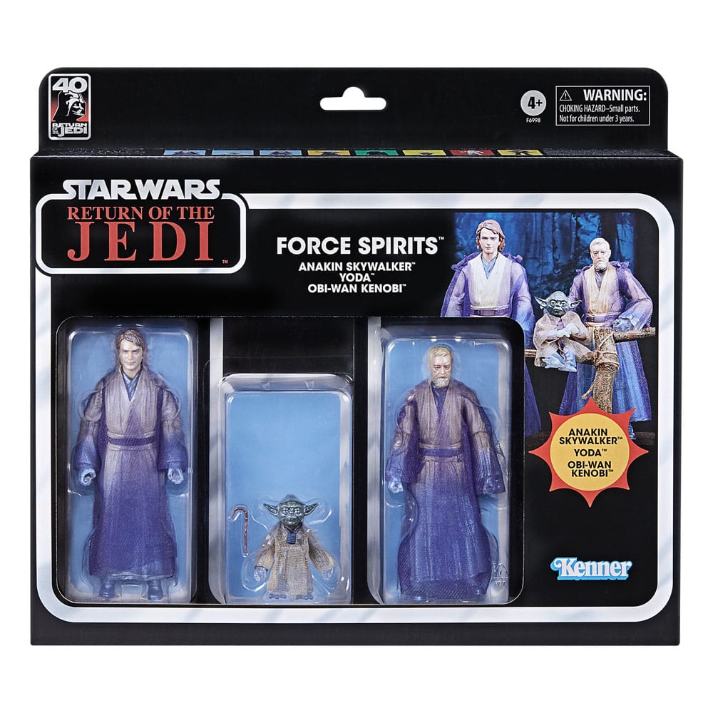 Star Wars Episode VI Black Series Action Figure 3-Pack Force Spirits 15 cm - Damaged packaging